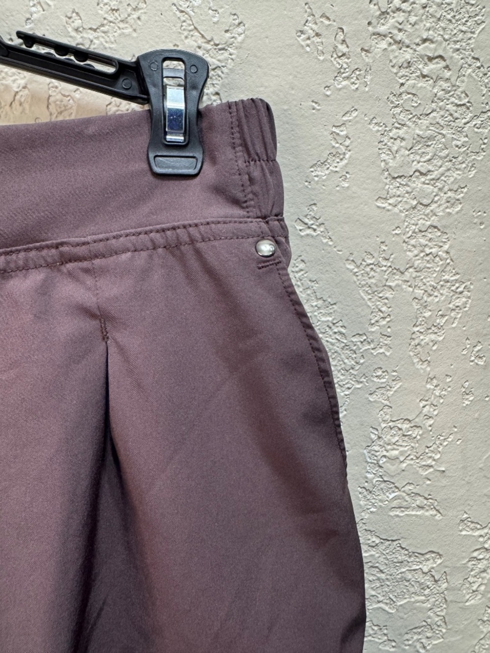 Mondetta Outdoor Project Hiking Shorts Women’s M Purple Stretch Drawstring - Picture 5 of 10